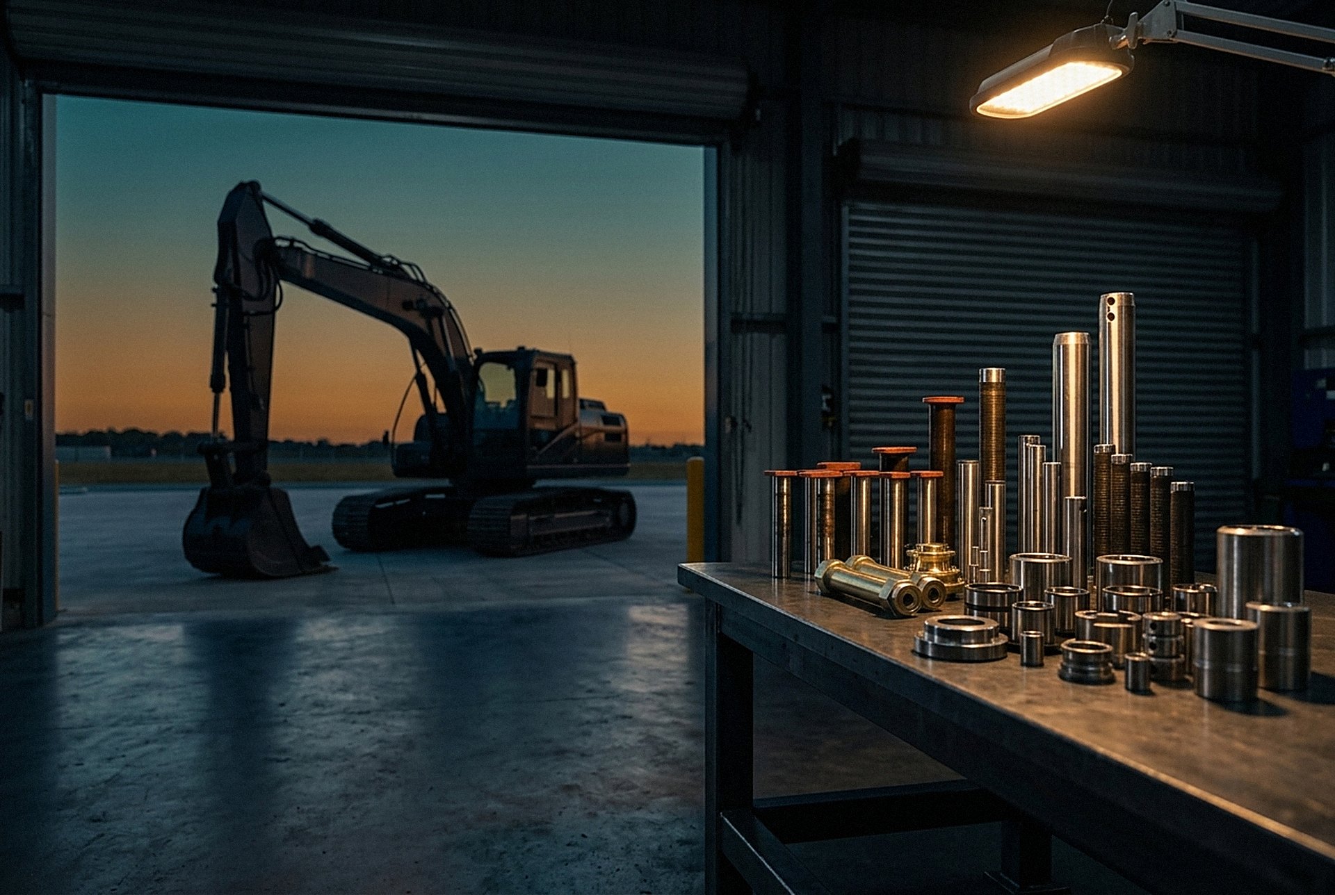 Excavator at work — AP Enterprises, excavator spare parts India